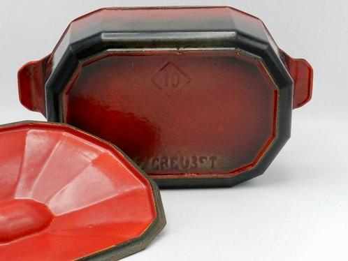 Van Le Creuset één van de 1e gietijzeren pannen uit de, Antiek en Kunst, Antiek | Keukengerei
