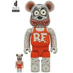 Medicom Toy Be@rbrick - 400% & 100% Bearbrick set - Rat Fink, Antiek en Kunst