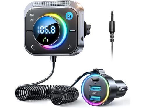 Veiling - OYROOM Bluetooth FM-zender - bluetooth-adapter 5.3, Auto diversen, Autoradio's, Gebruikt