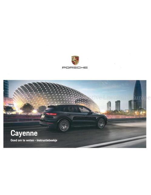 2023 PORSCHE CAYENNE INSTRUCTIEBOEKJE NEDERLANDS, Auto diversen, Handleidingen en Instructieboekjes, Ophalen of Verzenden