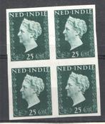 Nederlands-Indië 1948 - Wilhelmina 25 cent ongetande proef, Gestempeld