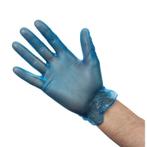 Handschoenen vinyl blauw gepoederd | 100 stuks Vogue  Vogue, Verzenden