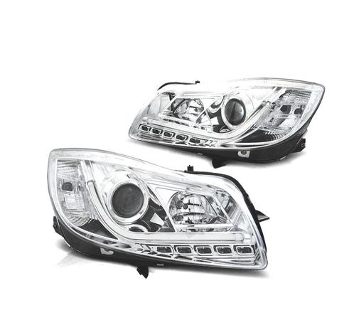 PHARES POUR OPEL INSIGNIA 08-13 TUBE LIGHT FOND CHROMÉ, Auto-onderdelen, Verlichting, Verzenden