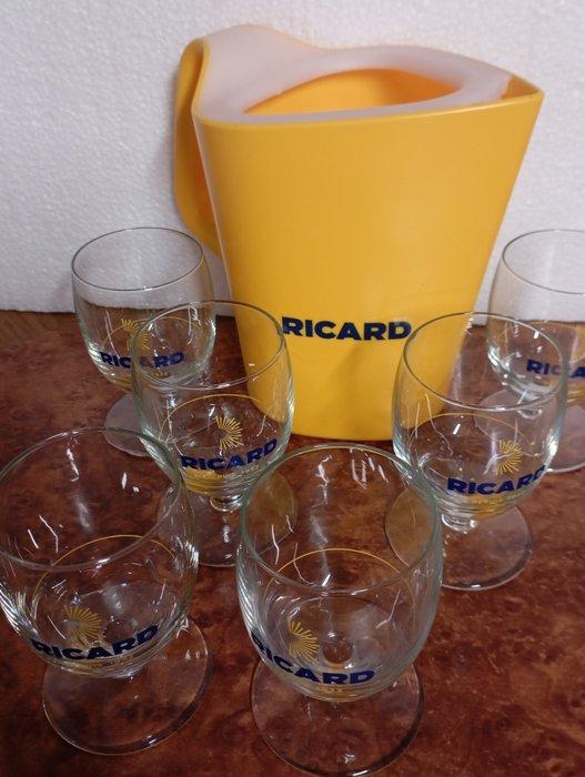 Themacollectie - Glazen en kan - Ricard, Antiek en Kunst, Antiek | Speelgoed