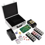 vidaXL 300-delige Pokerset 11,5 g, Hobby en Vrije tijd, Gezelschapsspellen | Kaartspellen, Verzenden, Nieuw