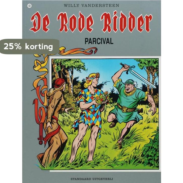 Parcival / De Rode Ridder / 43 9789002163852, Boeken, Stripverhalen, Gelezen, Verzenden
