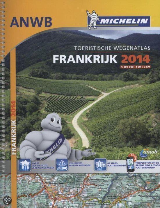 FRANKRIJK WEGENATLAS 20597 MICHELIN / ANWB 2014 / ATLAS(SEN), Boeken, Reisgidsen, Gelezen, Verzenden