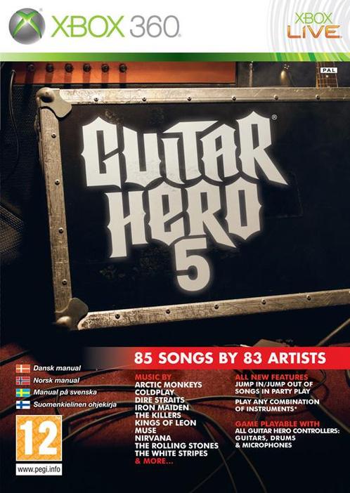 Guitar Hero 5-Standaard (Xbox 360) Gebruikt, Games en Spelcomputers, Games | Xbox 360, Ophalen of Verzenden