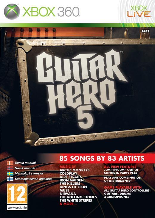 Guitar Hero 5-Standaard (Xbox 360) Gebruikt, Games en Spelcomputers, Games | Xbox 360, Ophalen of Verzenden