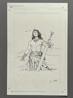 Goran Sudzuka - 1 Original drawing - Conan mit Schwert -, Boeken, Stripverhalen, Nieuw