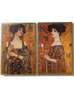 Ksavera - Gold Belle Epoque DS0257 - diptych - READY to HANG, Nieuw
