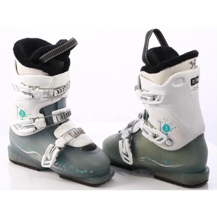35 36 kinder skischoenen SALOMON T3, thermicfit, Sport en Fitness, Skiën en Langlaufen, Verzenden