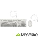 HP 225 Wired Mouse and Keyboard Combo White, Verzenden, Nieuw