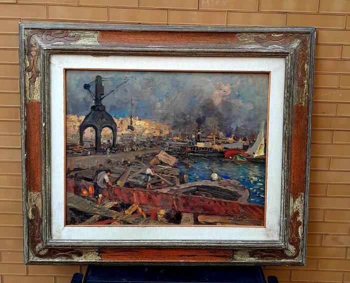 Egidio Tonti (1883-1922) - Porto, Antiek en Kunst, Kunst | Schilderijen | Klassiek