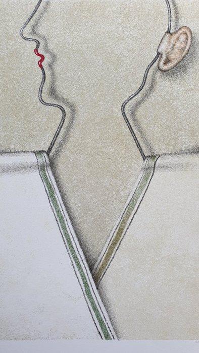 Armodio (1938) - Profilo, Antiquités & Art, Antiquités | Autres Antiquités