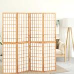 vidaXL Kamerscherm inklapbaar 4 panelen Japanse stijl, Verzenden, Nieuw