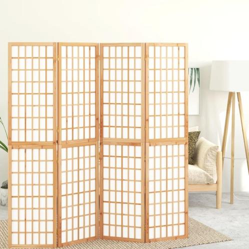 vidaXL Kamerscherm inklapbaar 4 panelen Japanse stijl, Huis en Inrichting, Woonaccessoires | Overige, Nieuw, Verzenden