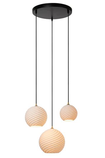 Hanglamp Lucide BINA -  - Ø 40 cm - 3xE27 - Wit beschikbaar voor biedingen