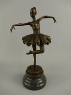 sculptuur, Beeld bronzen danseres - 29 cm - Brons