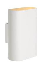 Lucide OVALIS - Wandlamp wit 2x E14, Verzenden, Nieuw, Trendy verlichting