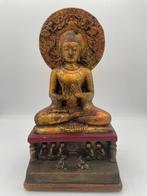 Bouddha Shakamuni vers 1900-1920 - Bronze - Thaïlande, Antiquités & Art