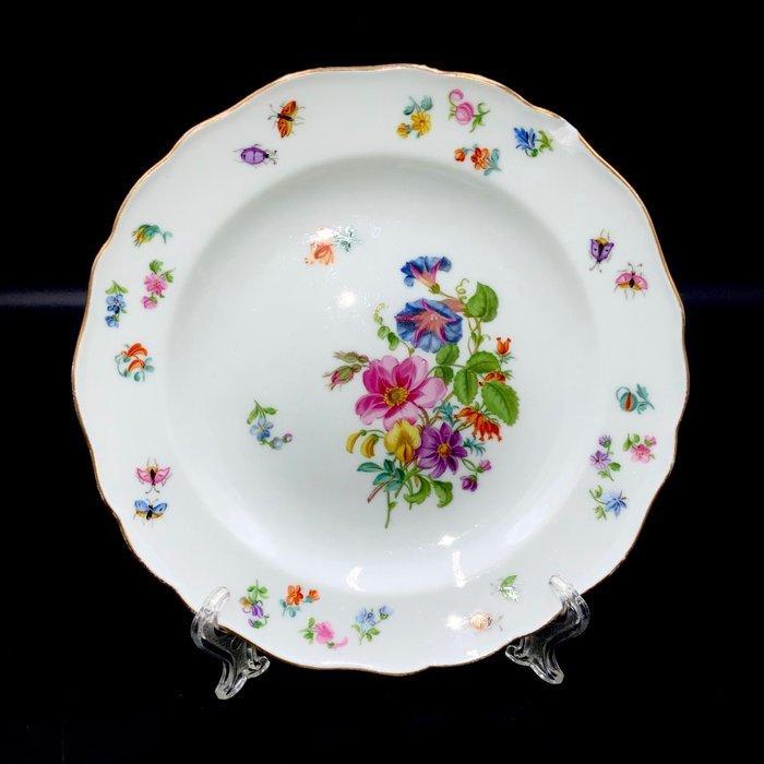 Meissen - First Choice - Exquisite Plate (19 cm) - Flowers, Antiek en Kunst, Antiek | Glaswerk en Kristal