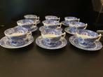 Spode, Copeland - Theeservies (18) - Aardewerk - Blue, Antiek en Kunst