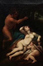 Albert Krafft  (XVIII-XIX), Attributed to - Venus und Amour, Antiek en Kunst, Kunst | Schilderijen | Klassiek