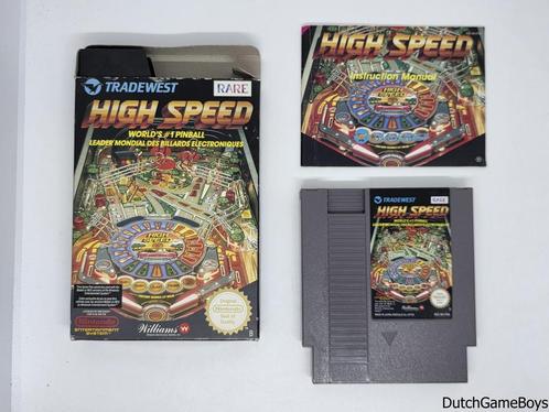 Nintendo Nes – High Speed Pinball - FRA, Games en Spelcomputers, Games | Nintendo NES, Gebruikt, Verzenden