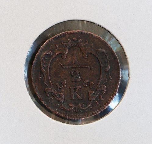 Hongarije. Franz I. 1/2 Kreuzer 1764 CA (Zonder, Postzegels en Munten, Munten | Europa | Niet-Euromunten
