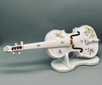 Moustier - Sculpture, Unique Hand-Painted Violin - 46 cm -, Antiek en Kunst