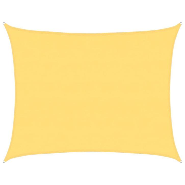 HDPE Zonnezeil 6x8m Beige | Tweede Kansje | OP = OP, Tuin en Terras, Schaduwdoeken, Nieuw, Verzenden