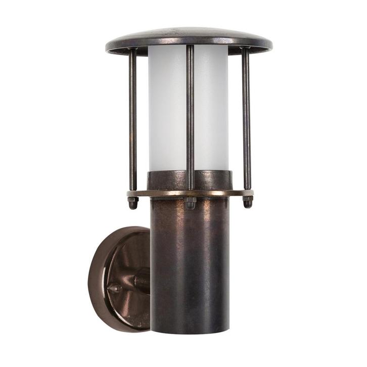 Scheepslampen & Maritiem Resident Muurlamp dark brass, Tuin en Terras, Buitenverlichting, Verzenden