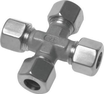 10L RVS Kruissok Knelfitting 315 Bar DIN 2353, Doe-het-zelf en Bouw, Overige Doe-Het-Zelf en Bouw, Verzenden
