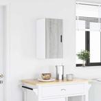 vidaXL Keukenbovenkast Porto bewerkt hout grijs sonoma eiken, Huis en Inrichting, Verzenden, Nieuw