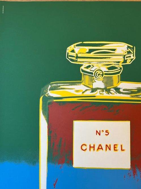 Andy Warhol (after) - poster pubblicitario-chanel (andy, Antiek en Kunst, Kunst | Tekeningen en Fotografie
