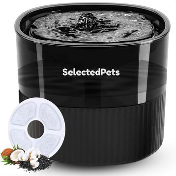 Tweedekans | Drinkfontein kat en hond - Zwart - 1.8L - Met beschikbaar voor biedingen