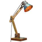 vidaXL Bureaulamp industrieel rond E27 23x18x95 cm, Verzenden, Nieuw