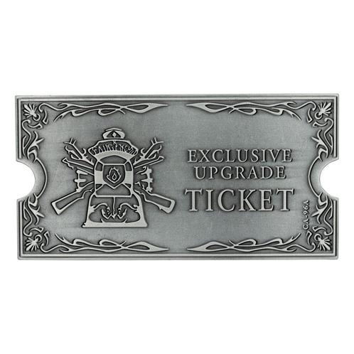 Resident Evil 4 Replica 1/1 Metal Exclusive Upgrade Ticket, Verzamelen, Film en Tv, Ophalen of Verzenden