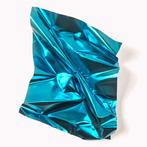 José Soler Art - Steel Silk. Turquoise Blue (Wall Sculpture), Antiquités & Art