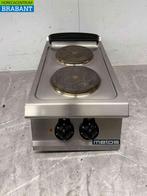 RVS Olis 2 pits elektrisch fornuis kookplaat 40 cm 400V, Ophalen of Verzenden, Nieuw in verpakking