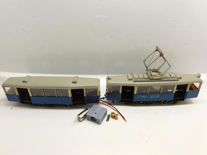 micromotor HLI009G Liliput KSW, Tram, Straßenbahn, Hobby en Vrije tijd, Modeltreinen | H0, Gelijkstroom, Overige typen, Nieuw
