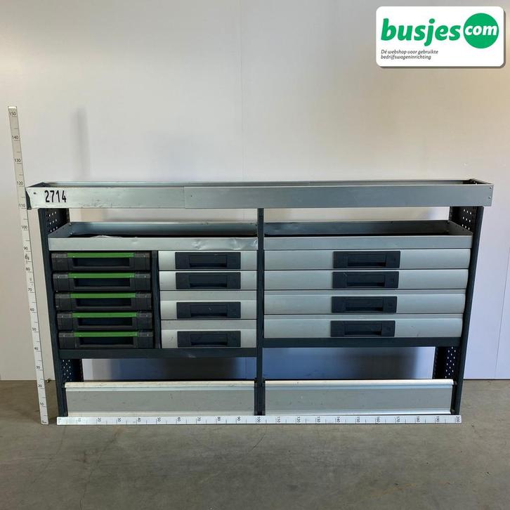 Aluca bedrijfswageninrichting 2055x320x1110mm (2714), Auto-onderdelen, Overige Auto-onderdelen, Gebruikt, Verzenden