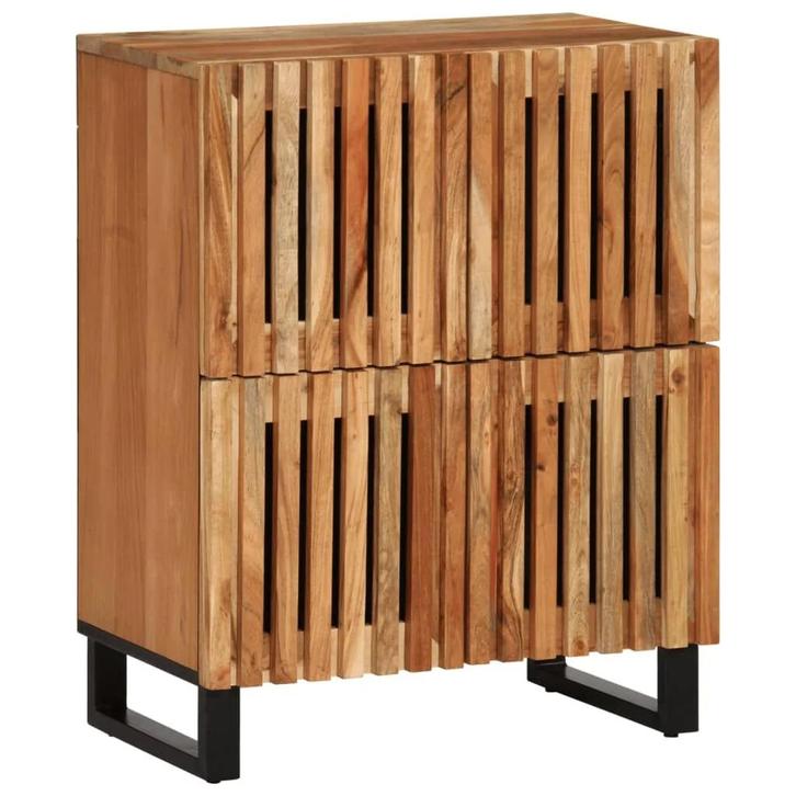 Massief Acacia Dressoir | Tweede Kansje | Industriele Stijl, Huis en Inrichting, Kasten | Dressoirs, 50 tot 100 cm, 25 tot 50 cm
