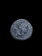 Romeinse Republiek. M. Lucilius Rufus, 101 v.Chr.. Denarius