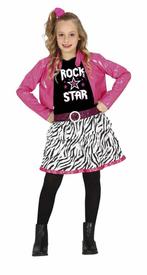 Rockstar Kostuum Meisje, Verzenden, Nieuw