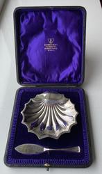 Boterschotel (2) - .925 zilver - Antiek maar splinternieuw, Antiek en Kunst