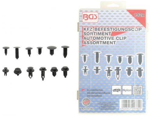 Bgs Technic Dennenboom- en kunststofspreidclip-assortiment |, Auto diversen, Autogereedschap, Verzenden