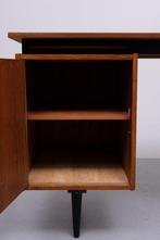 Bureau - Teak - teakhouten bureau - vier laden
