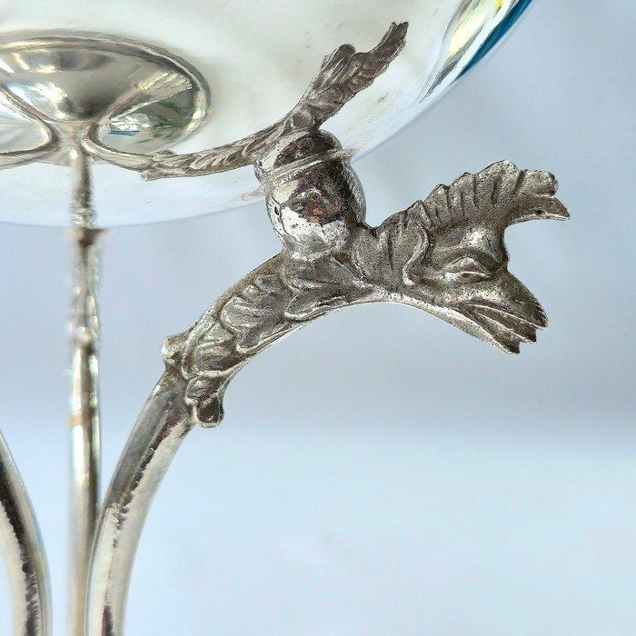 GAB (Guldsmedsaktiebolaget) - Griffin - Suikerkom -, Antiquités & Art, Antiquités | Meubles | Tables